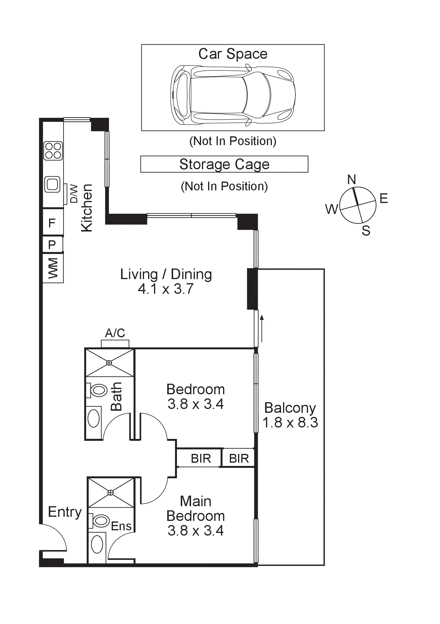 1309/50 Claremont Street, South Yarra VIC 3141 - Floorplan
