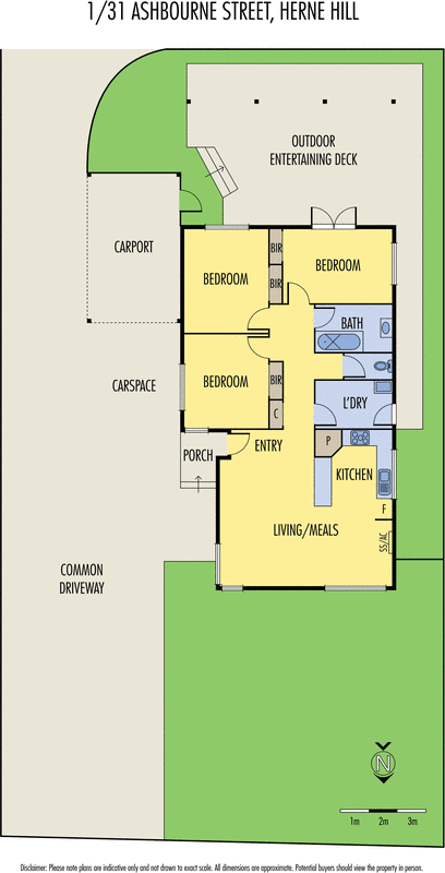 1/31 Ashbourne Street, Herne Hill VIC 3218 - Floorplan