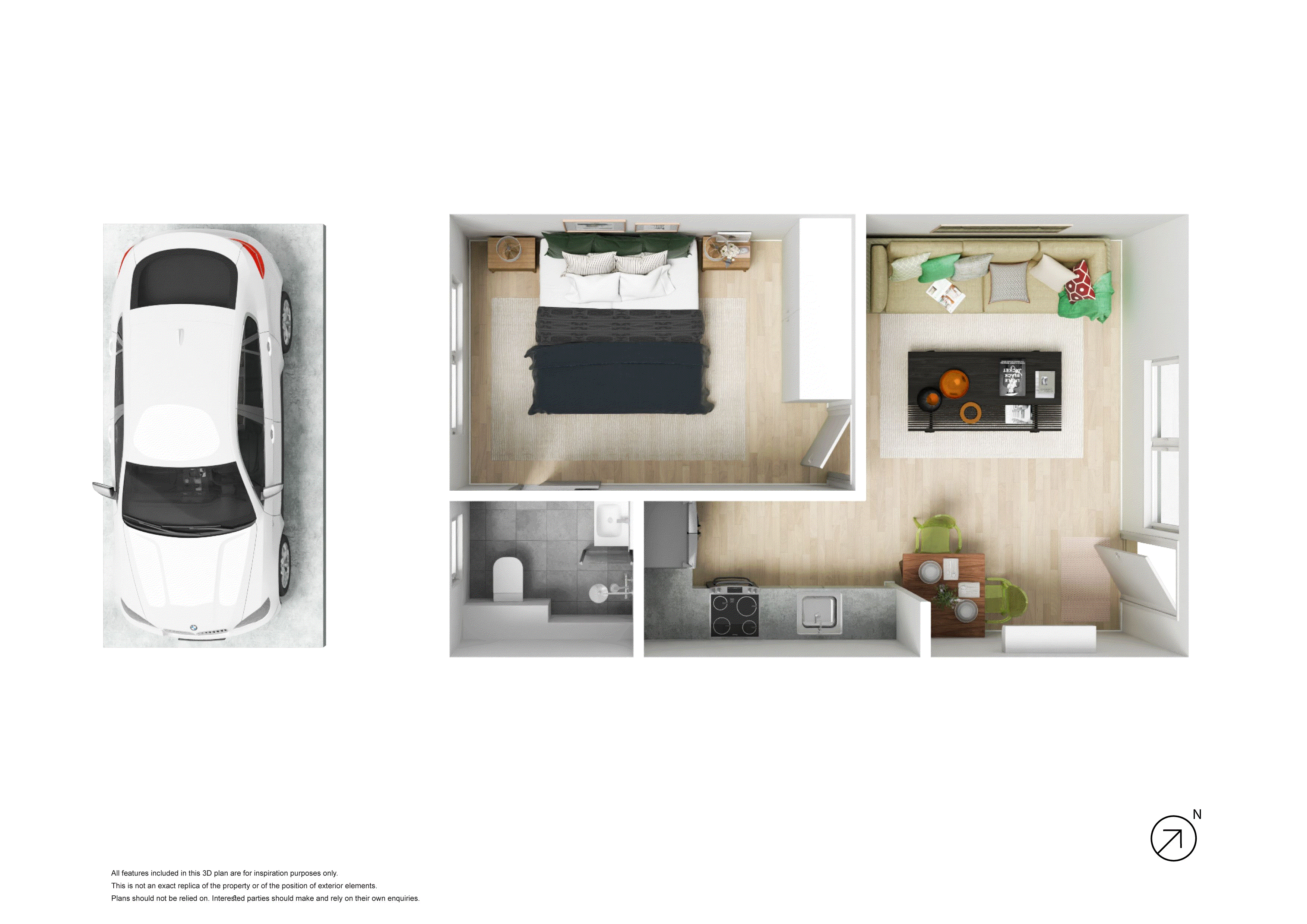 13/1 Fiona Court, St Kilda VIC 3182 - Floorplan