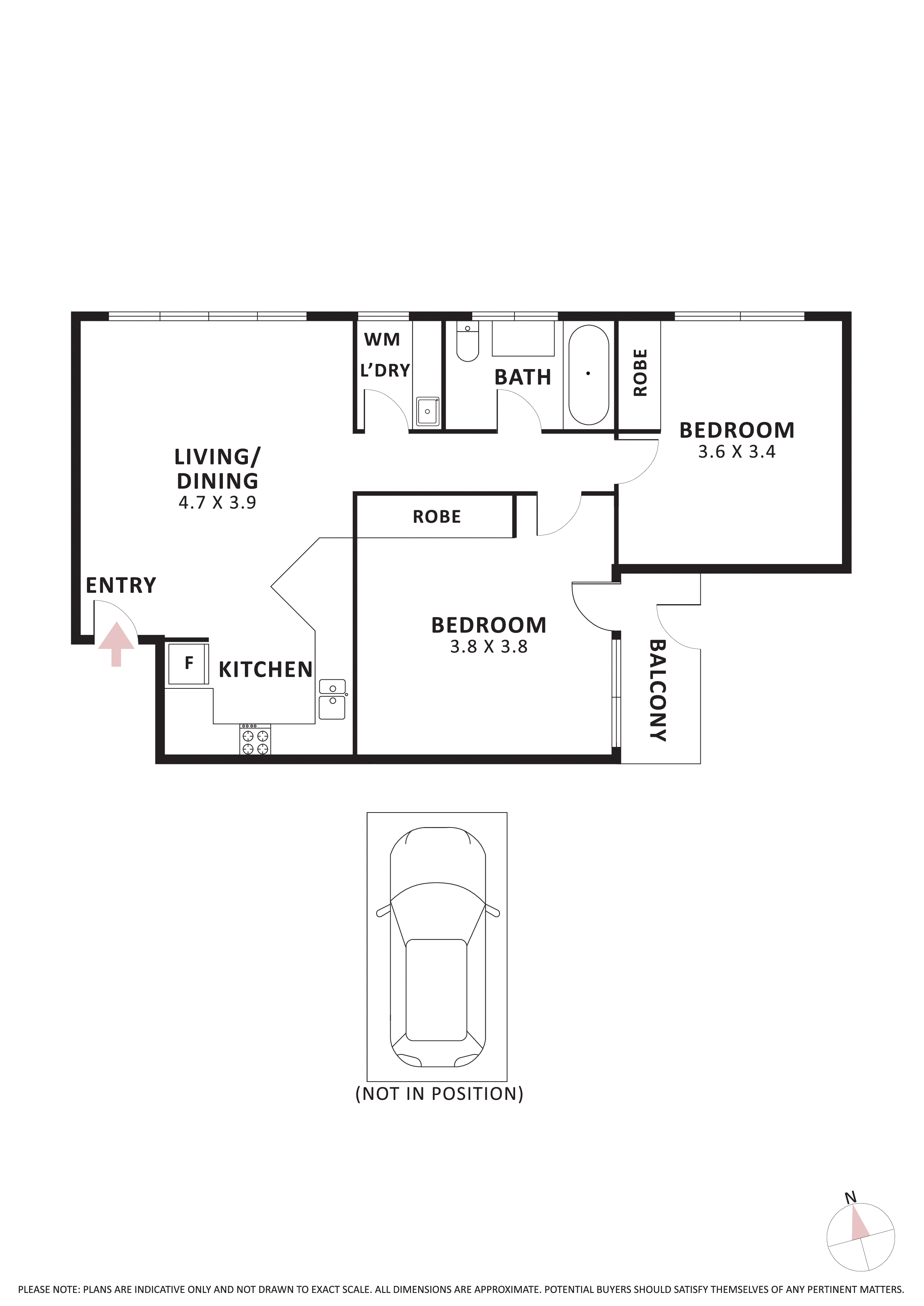 1/31 Osborne Avenue, Glen Iris VIC 3146 - Floorplan