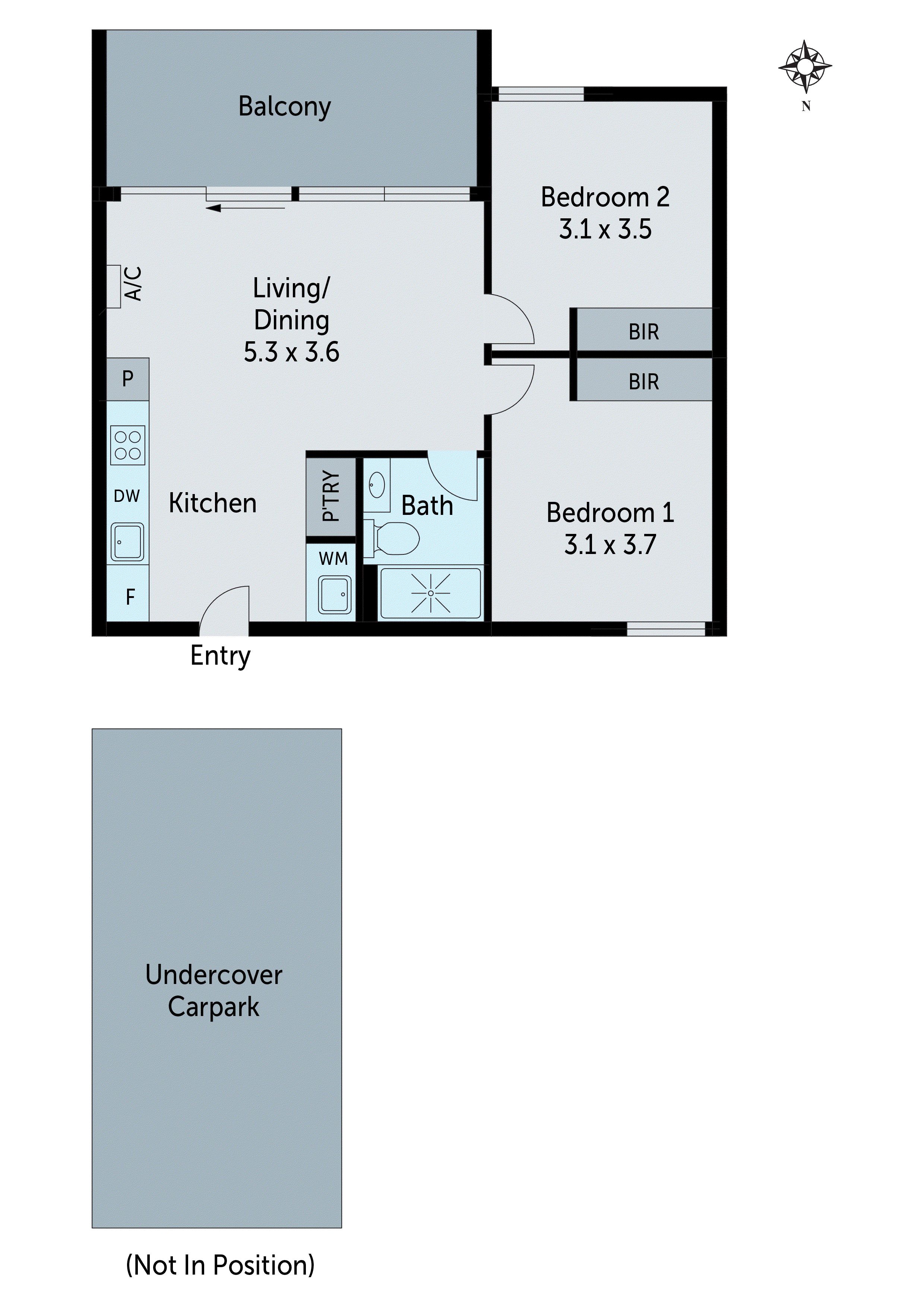 13/102 Colac Road, Highton VIC 3216 - Floorplan