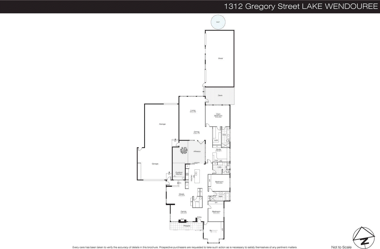 1312 Gregory Street, Lake Wendouree VIC 3350 - Floorplan