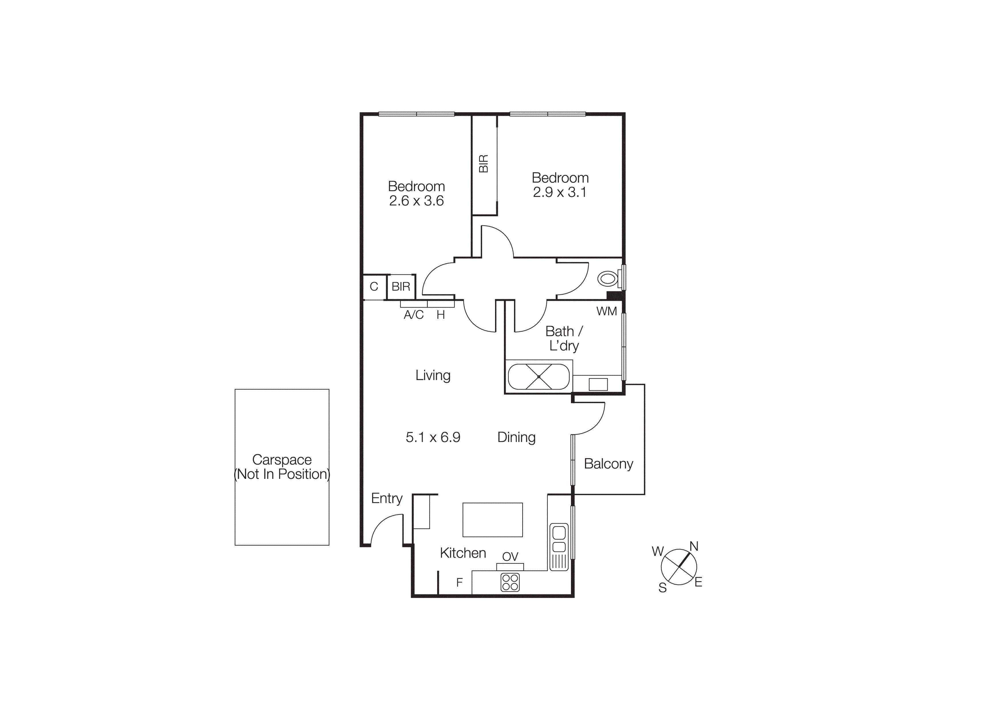 13/19-21 Dalgety Street, St Kilda VIC 3182 - Floorplan