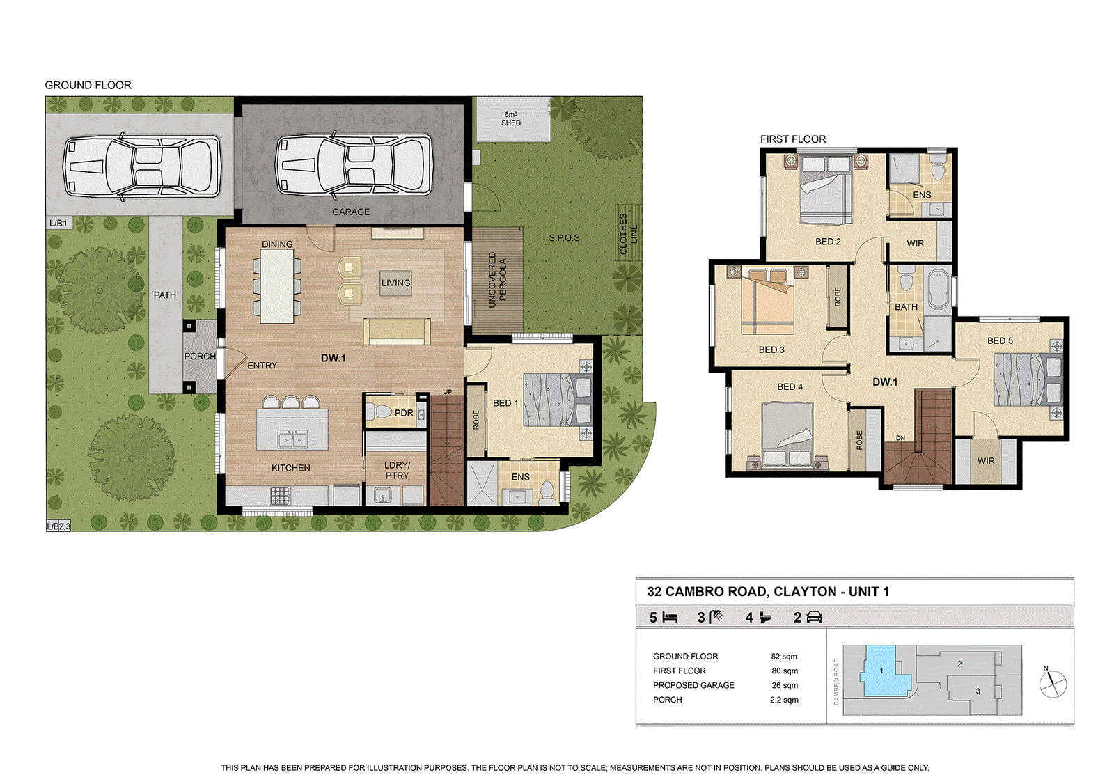 1/32 Cambro Road, Clayton VIC 3168 - Floorplan