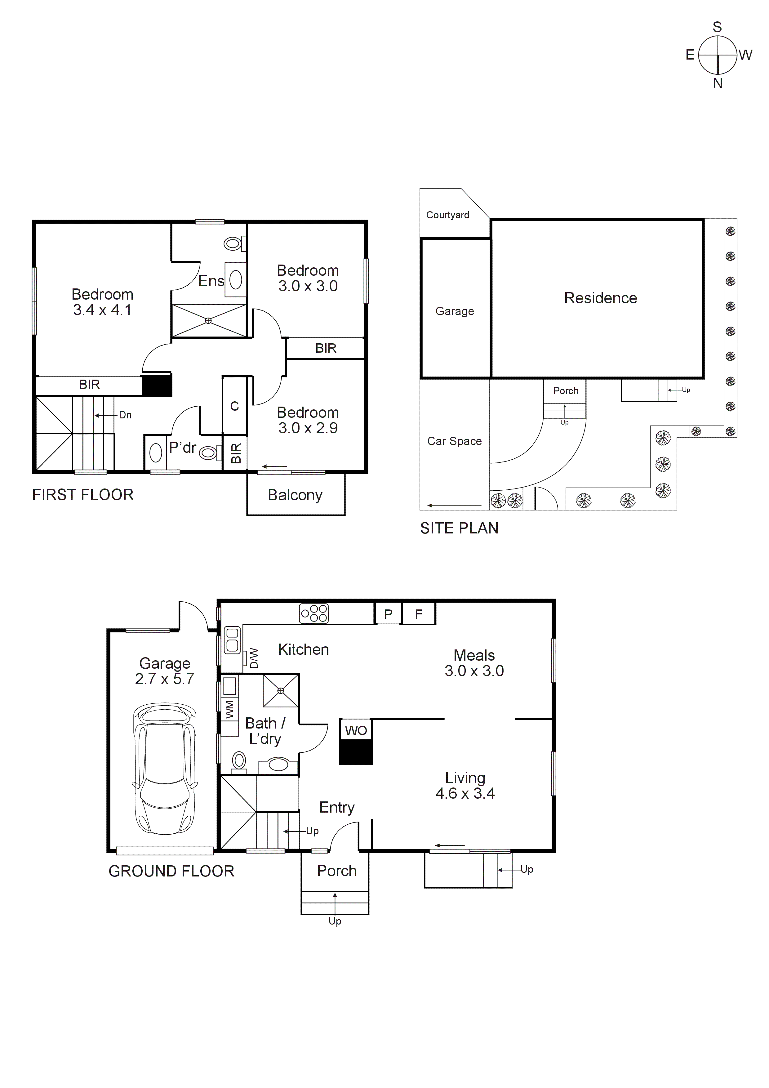 1/32 Elizabeth Street, Bentleigh East VIC 3165 - Floorplan
