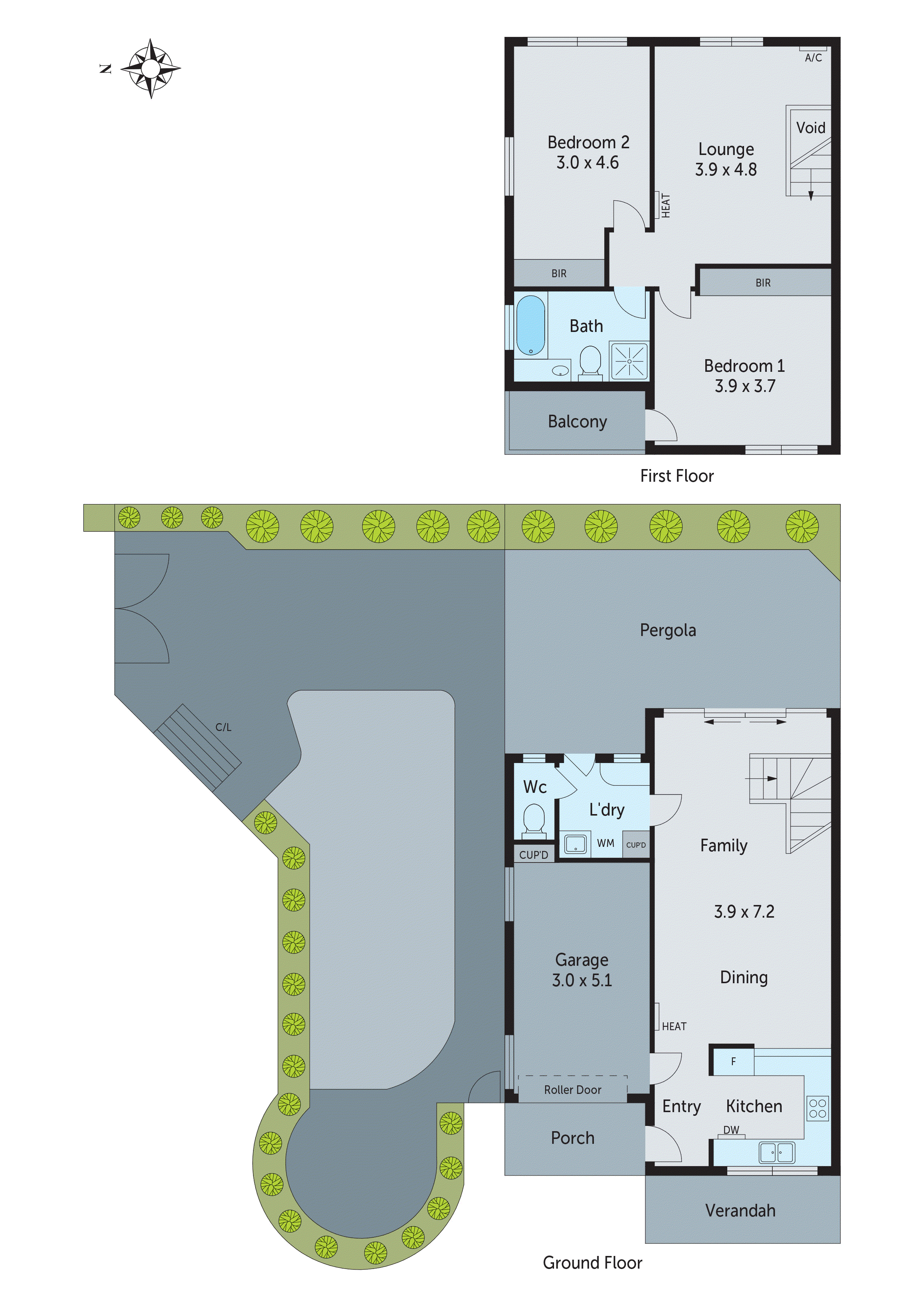 1/32 Glastonbury Drive, Highton VIC 3216 - Floorplan