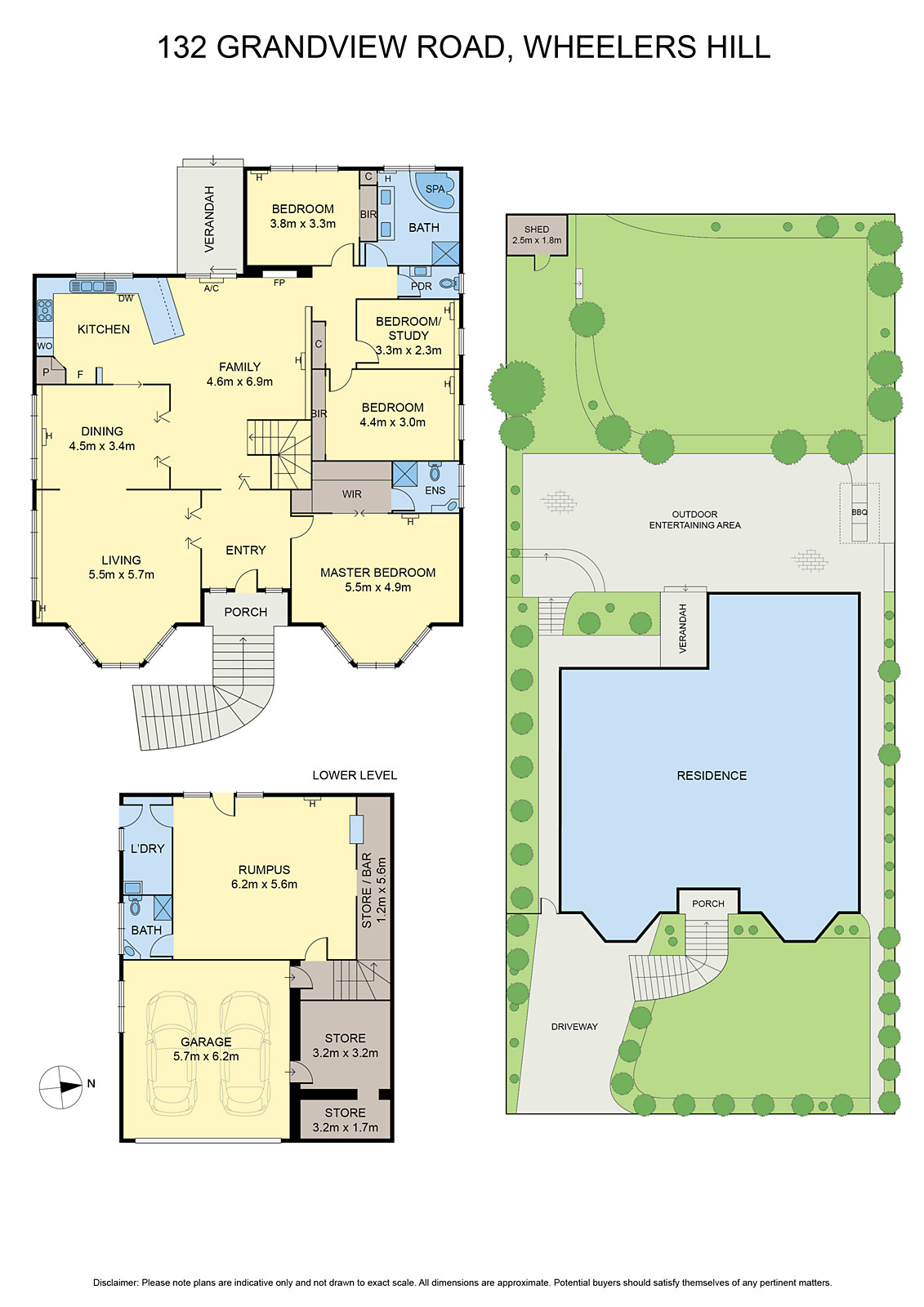 132 Grandview Road, Wheelers Hill VIC 3150 - Floorplan