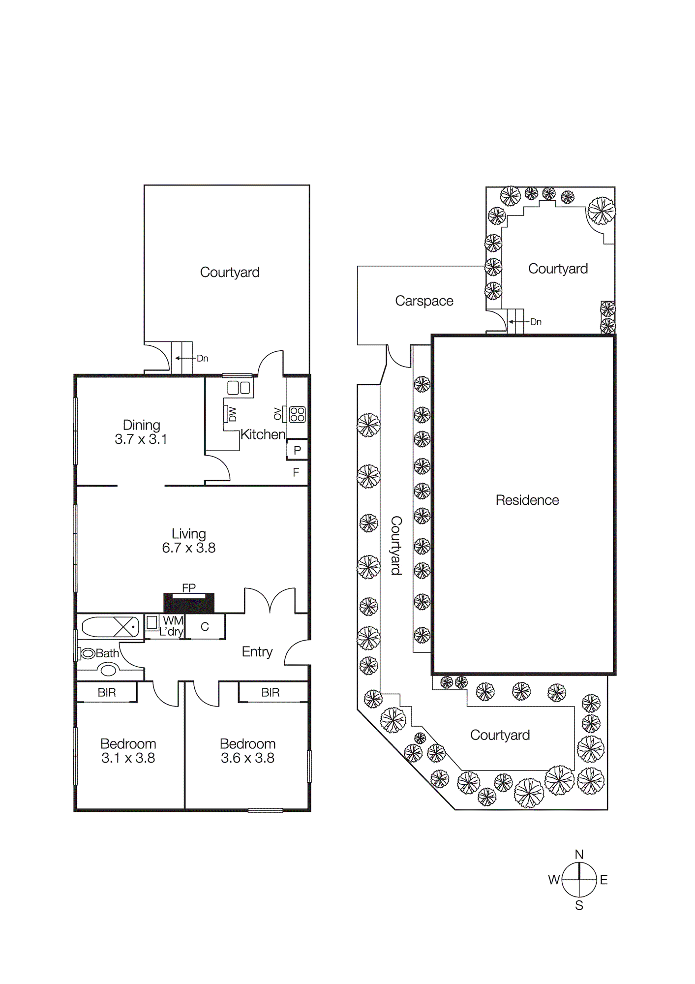 1/32 Hotham Street, St Kilda East VIC 3183 - Floorplan