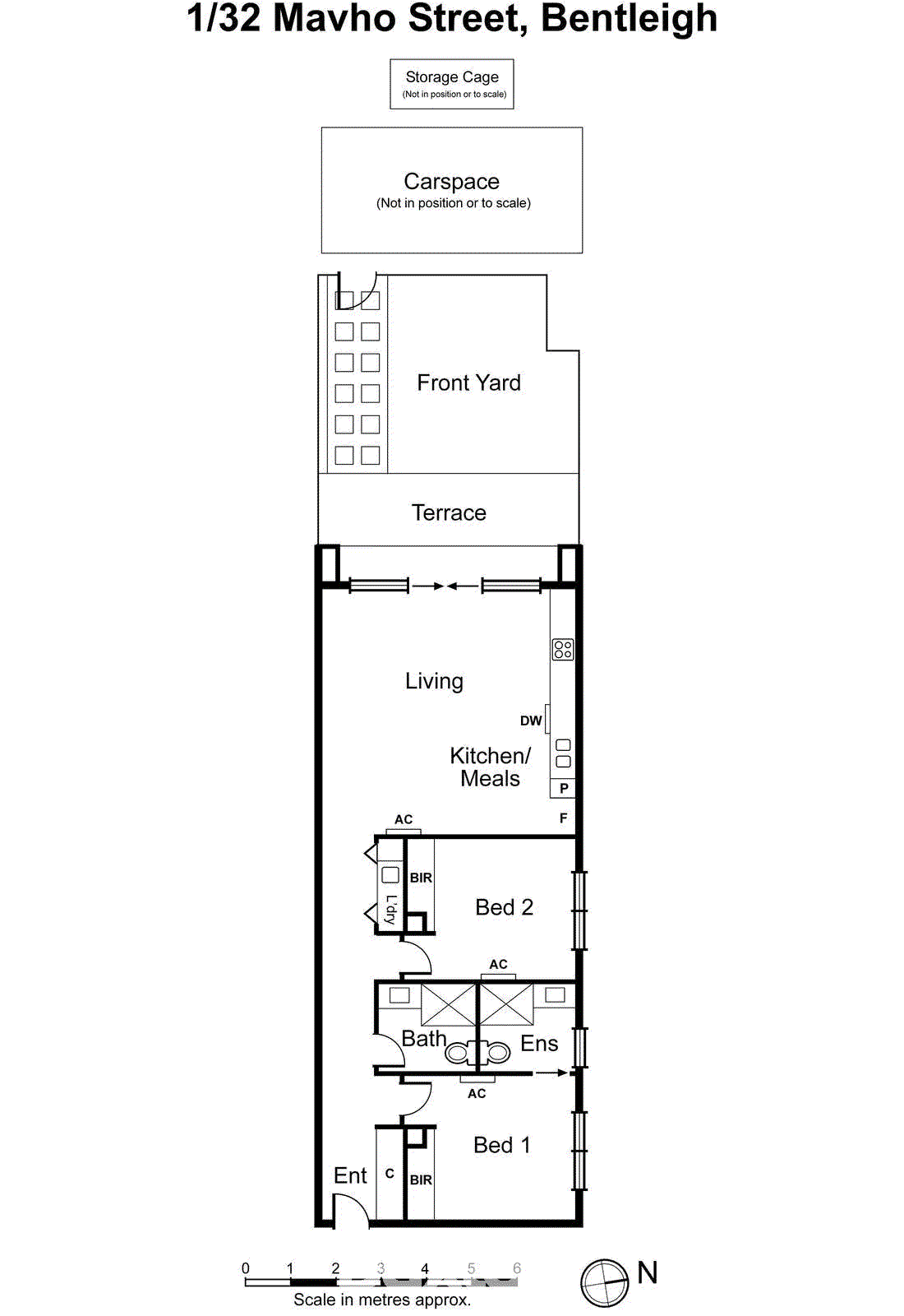 1/32 Mavho Street, Bentleigh VIC 3204 - Floorplan
