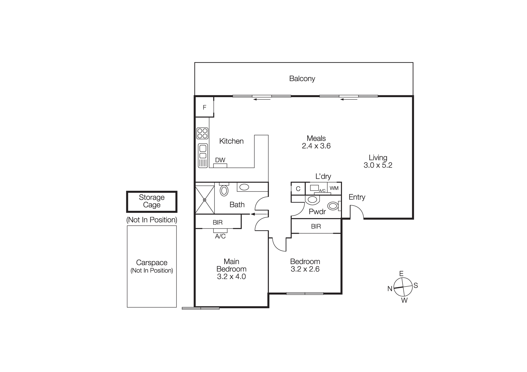 13/2 Thistle Grove, HIGHETT VIC 3190 - Floorplan