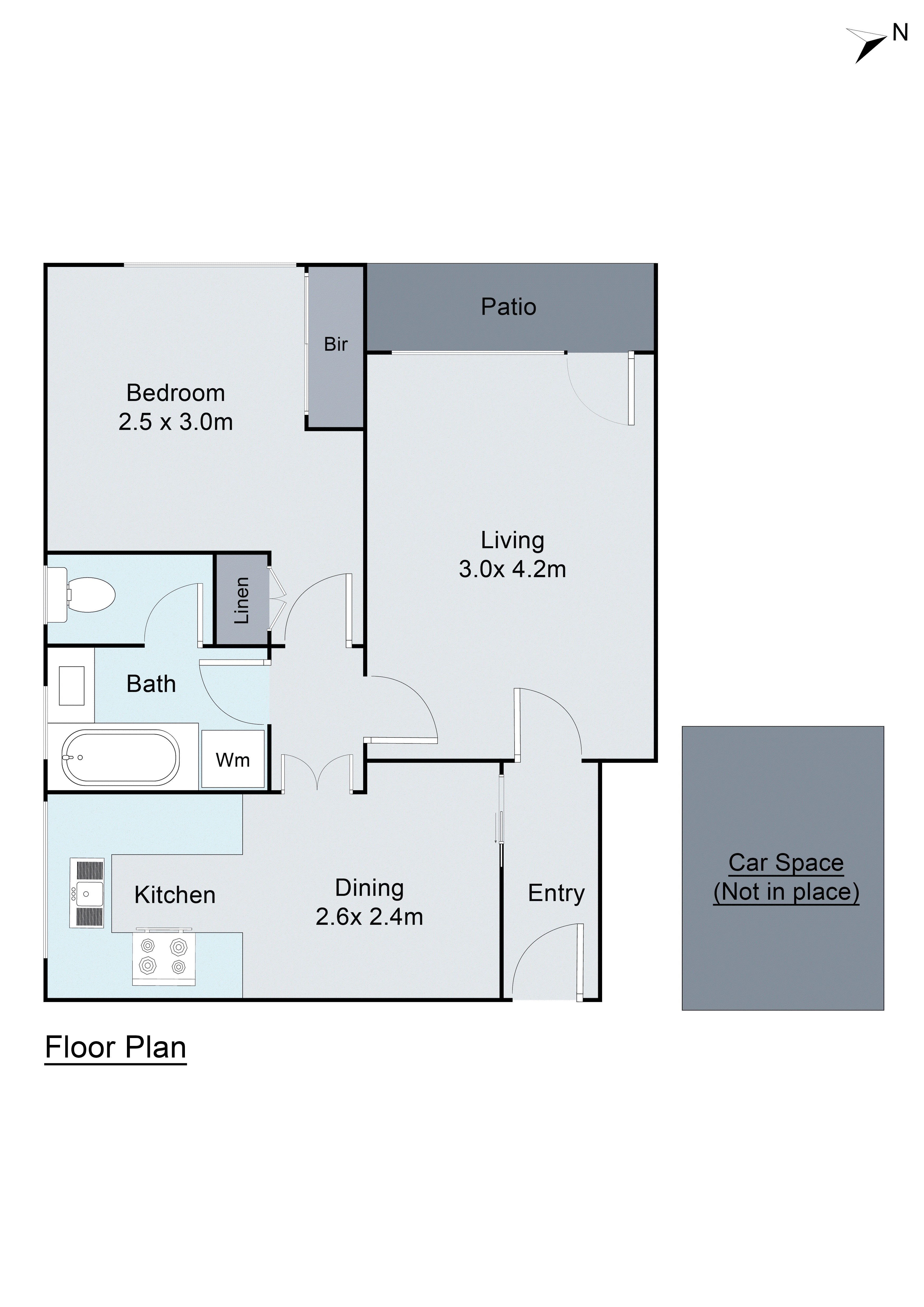 1/32 Tranmere Avenue, Carnegie VIC 3163 - Floorplan