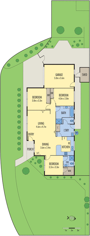 1/32 Waulu Avenue, Clifton Springs VIC 3222 - Floorplan