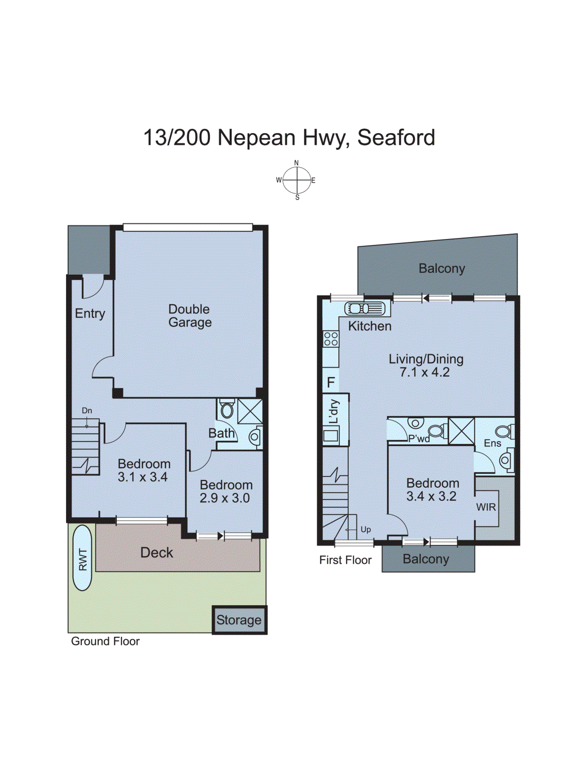 13/200 Nepean Highway, Seaford VIC 3198 - Floorplan
