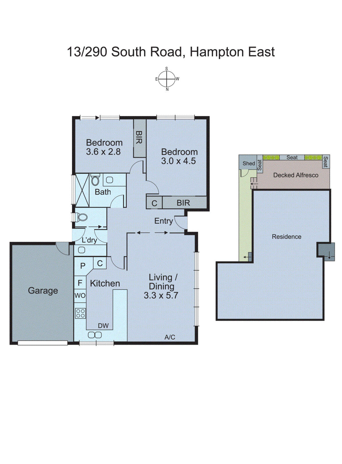13/290 South Road, Hampton East VIC 3188 - Floorplan