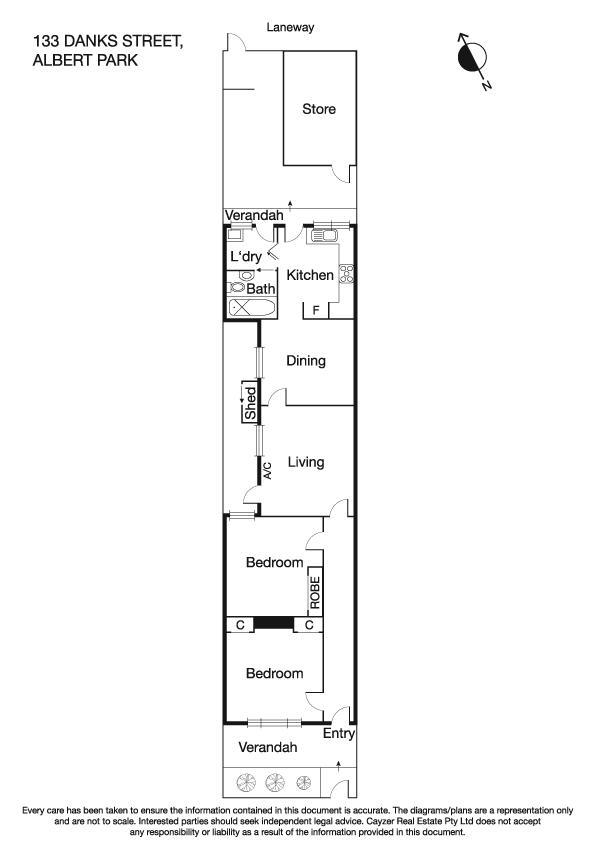 133 Danks Street, ALBERT PARK VIC 3206 - Floorplan