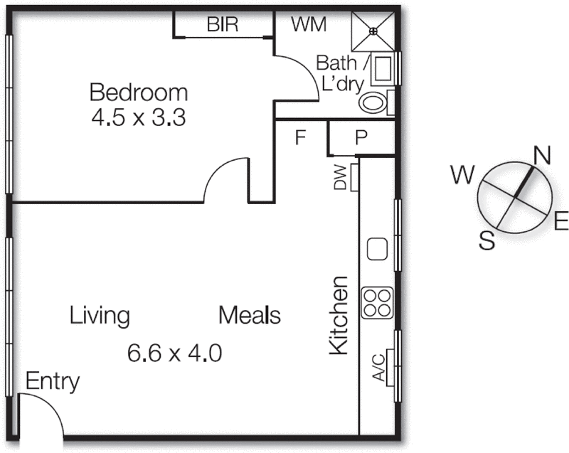 1/33 Dickens Street, Elwood VIC 3184 - Floorplan
