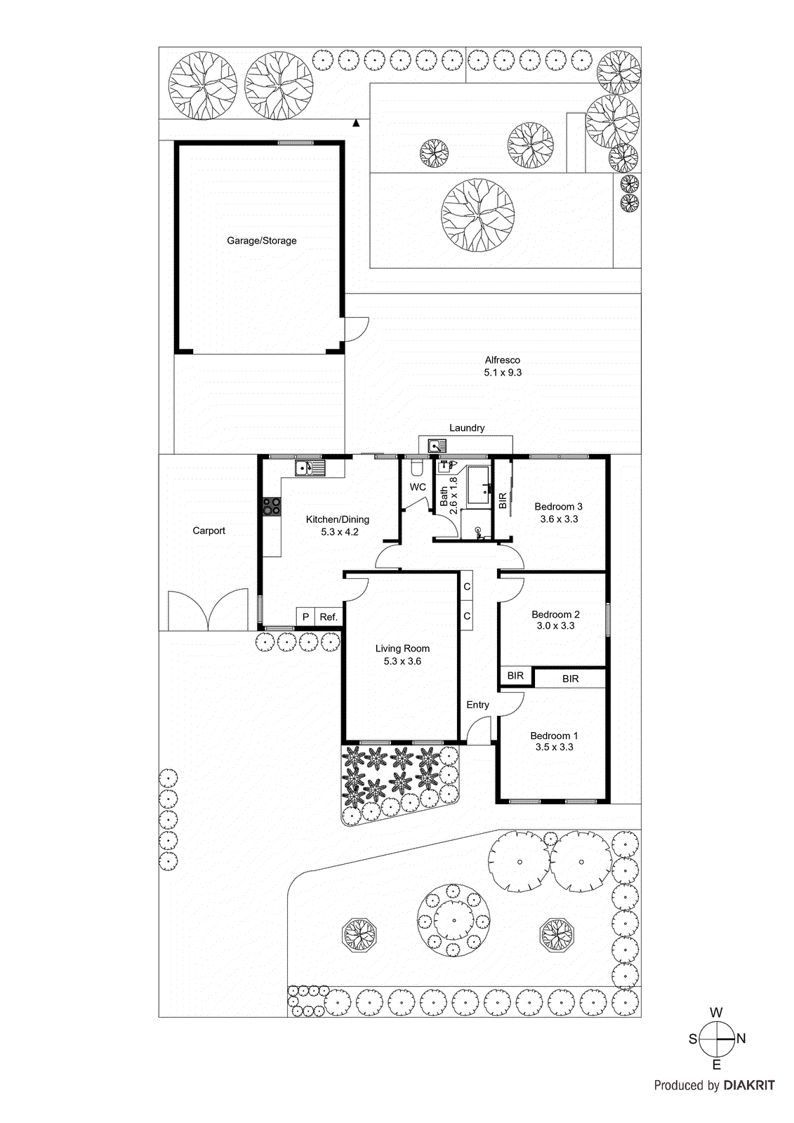 133 Elder Street South, Clarinda VIC 3169 - Floorplan