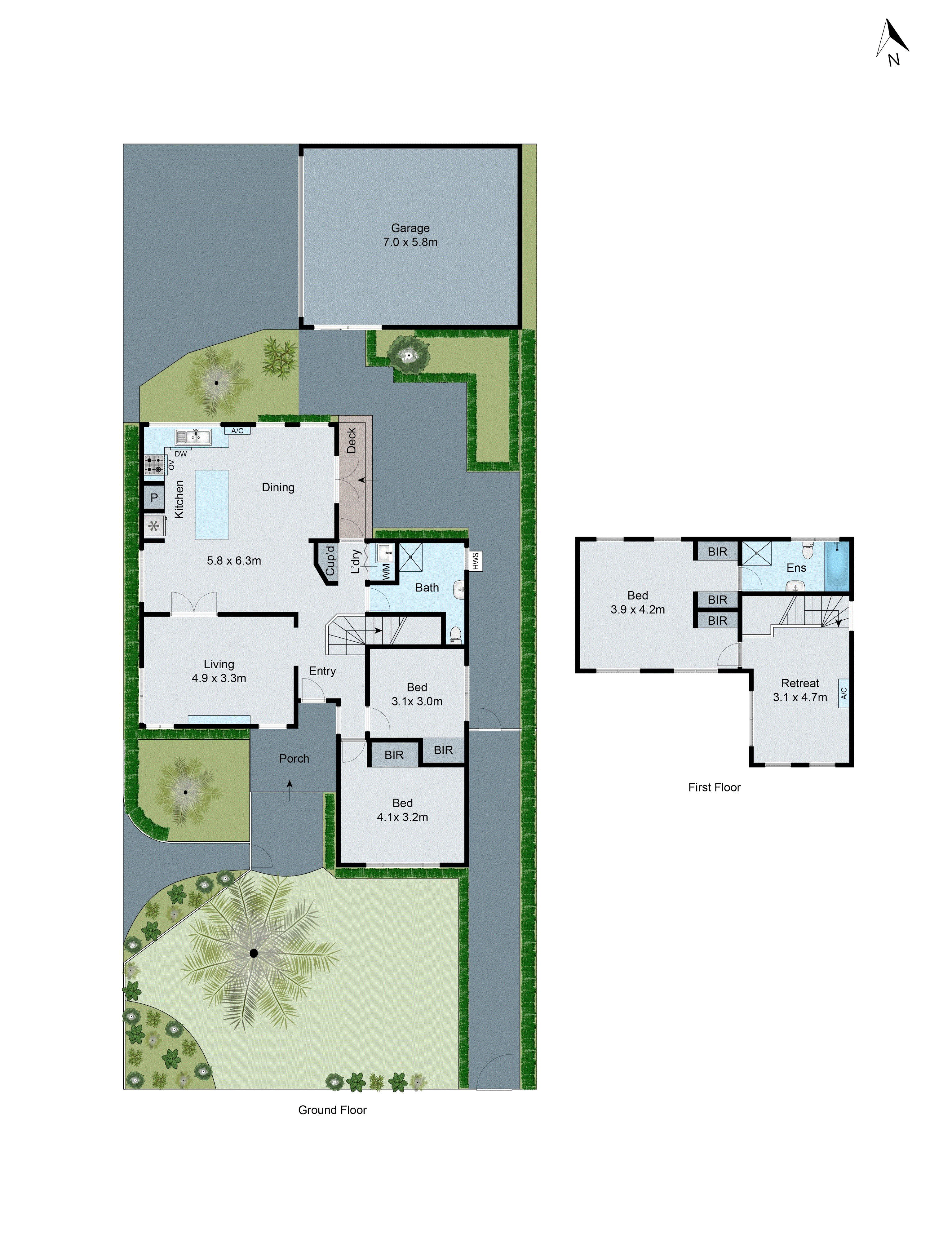 1/33 George Street, Ashwood VIC 3147 - Floorplan