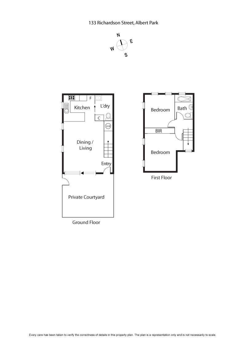 133 Richardson Street, ALBERT PARK VIC 3206 - Floorplan