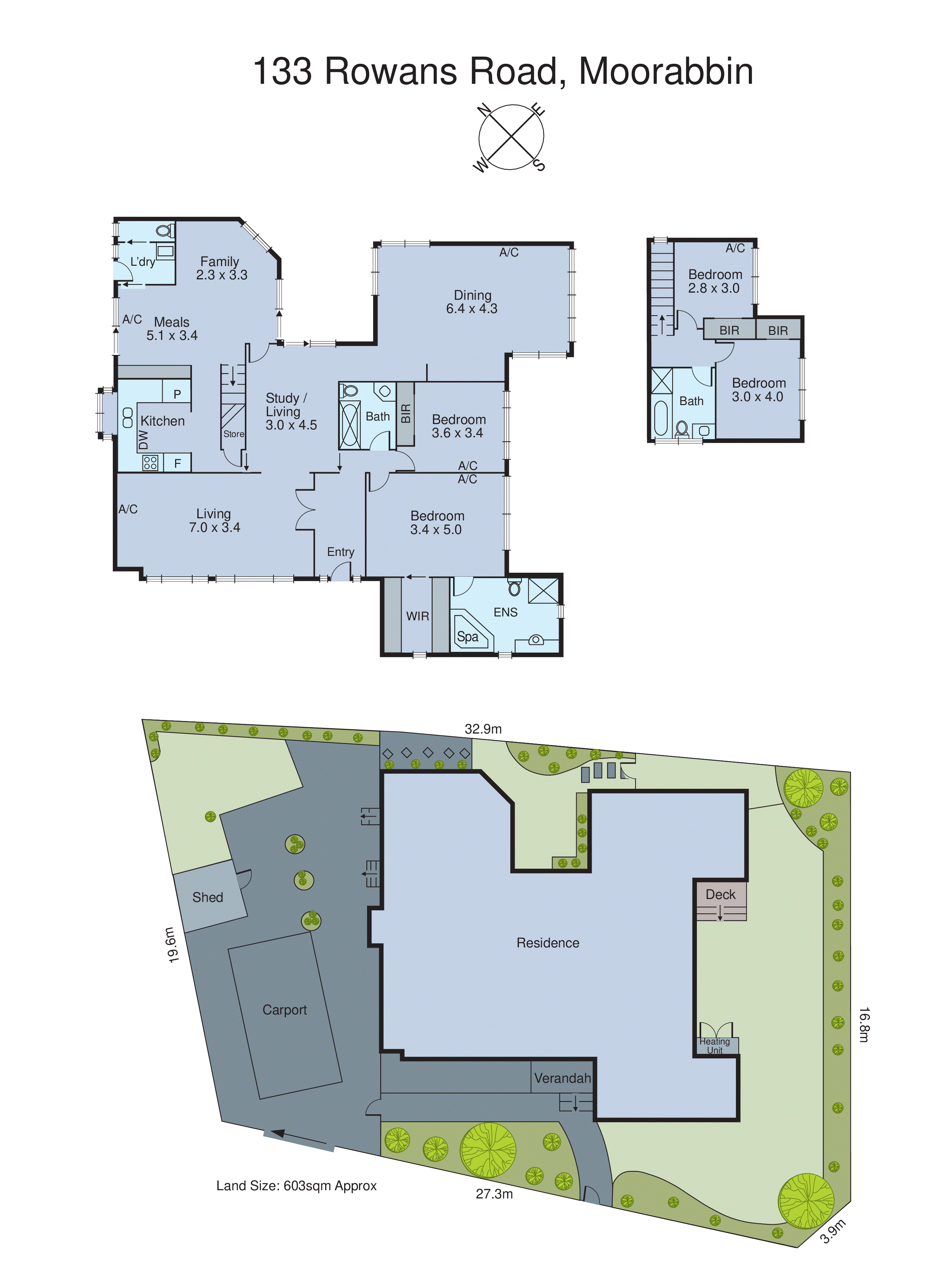 133 Rowans Road, Moorabbin VIC 3189 - Floorplan