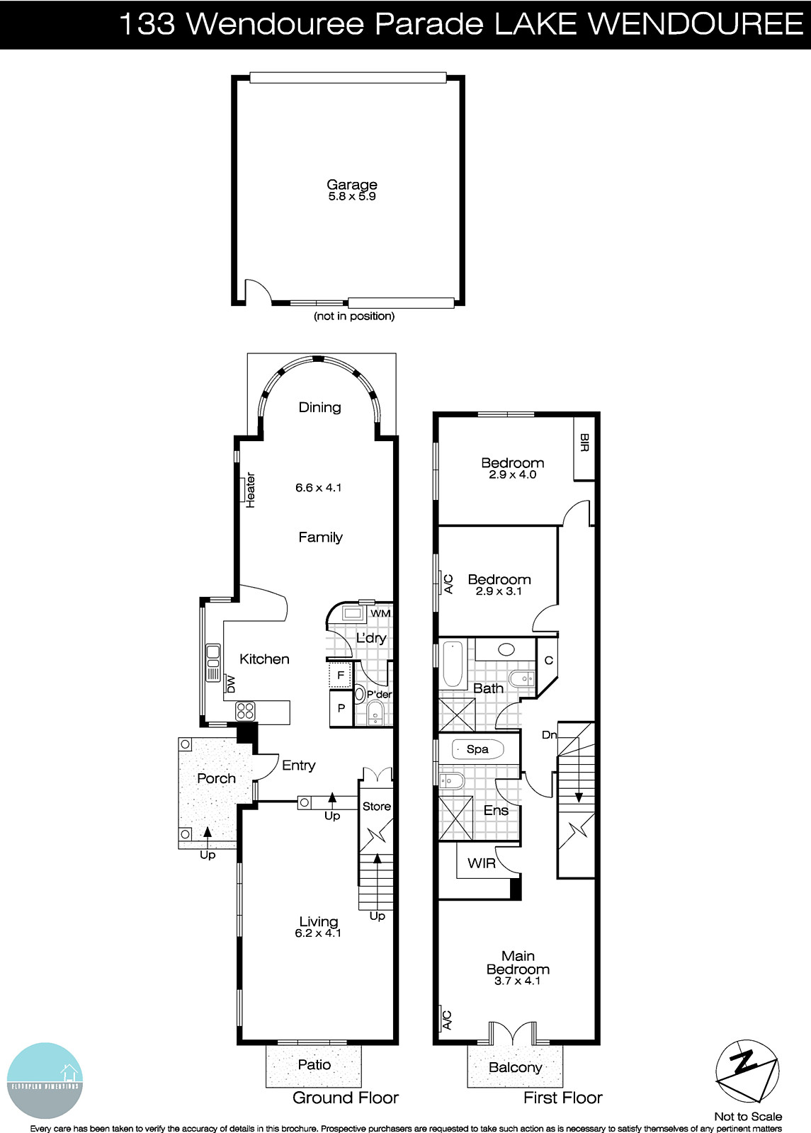 133 Wendouree Parade, Lake Wendouree VIC 3350 - Floorplan