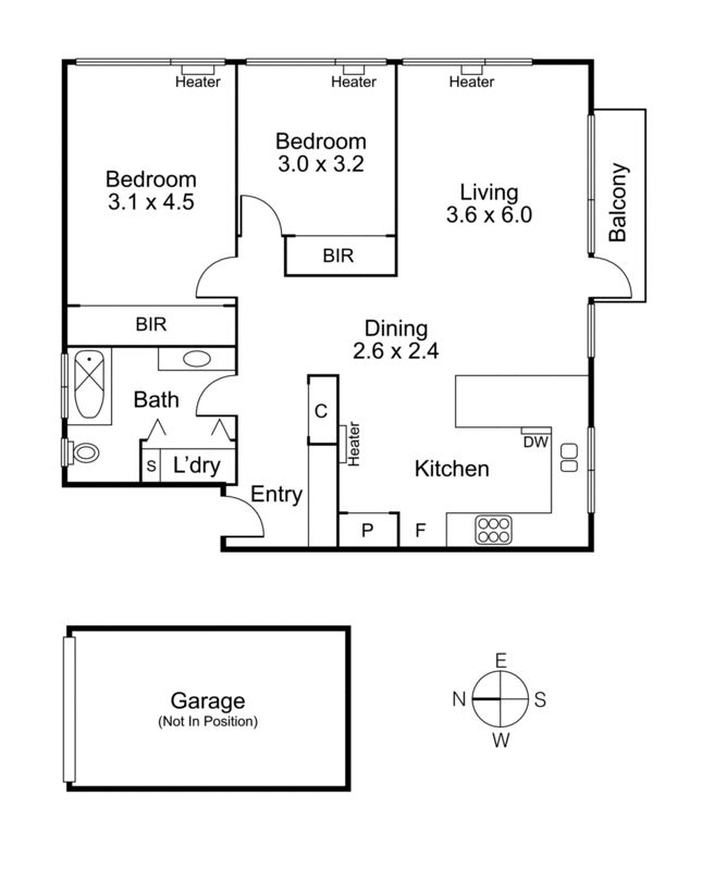 13/31 Dickens Street, Elwood VIC 3184 - Floorplan