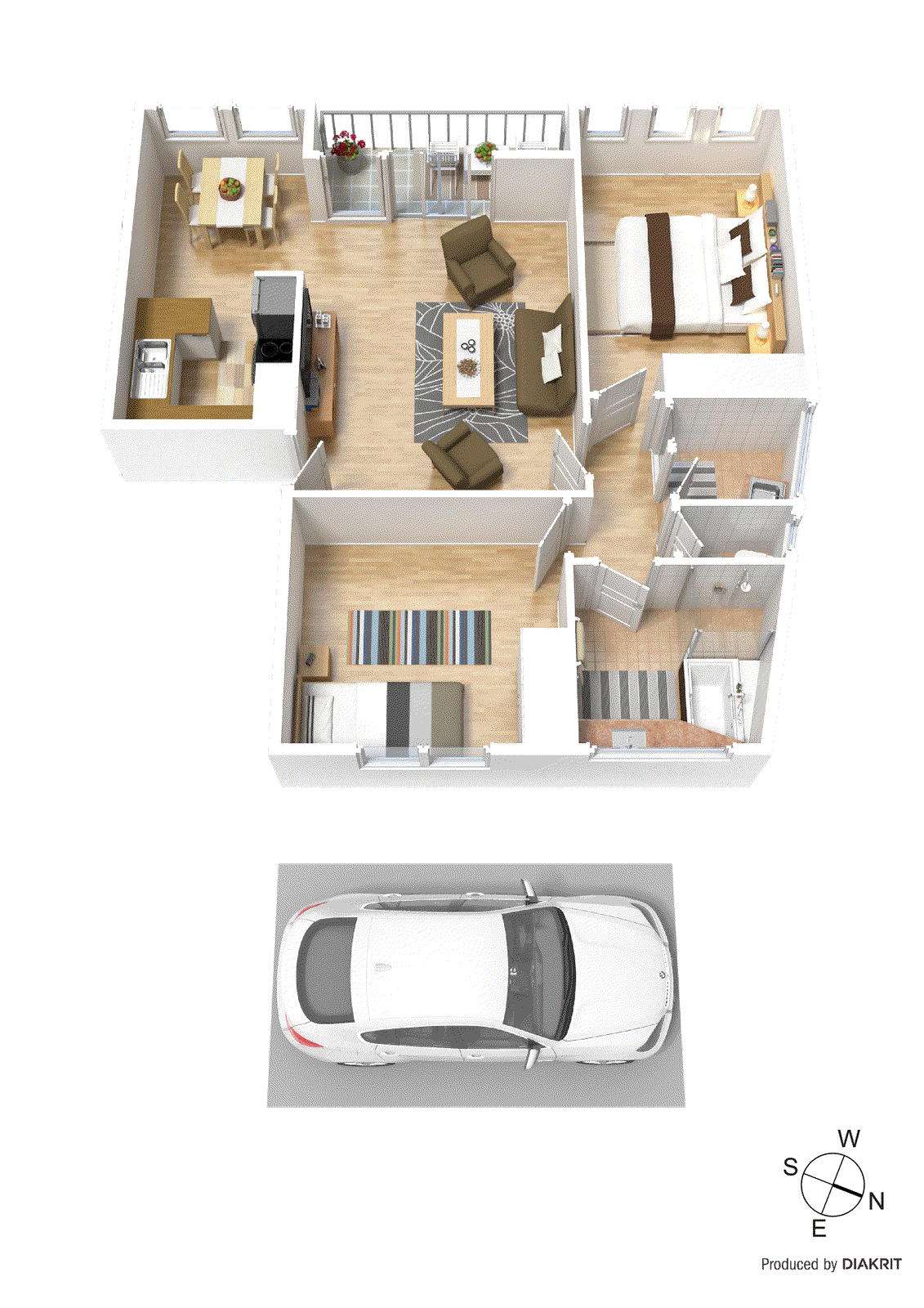 13/310 Beach Road, Black Rock VIC 3193 - Floorplan