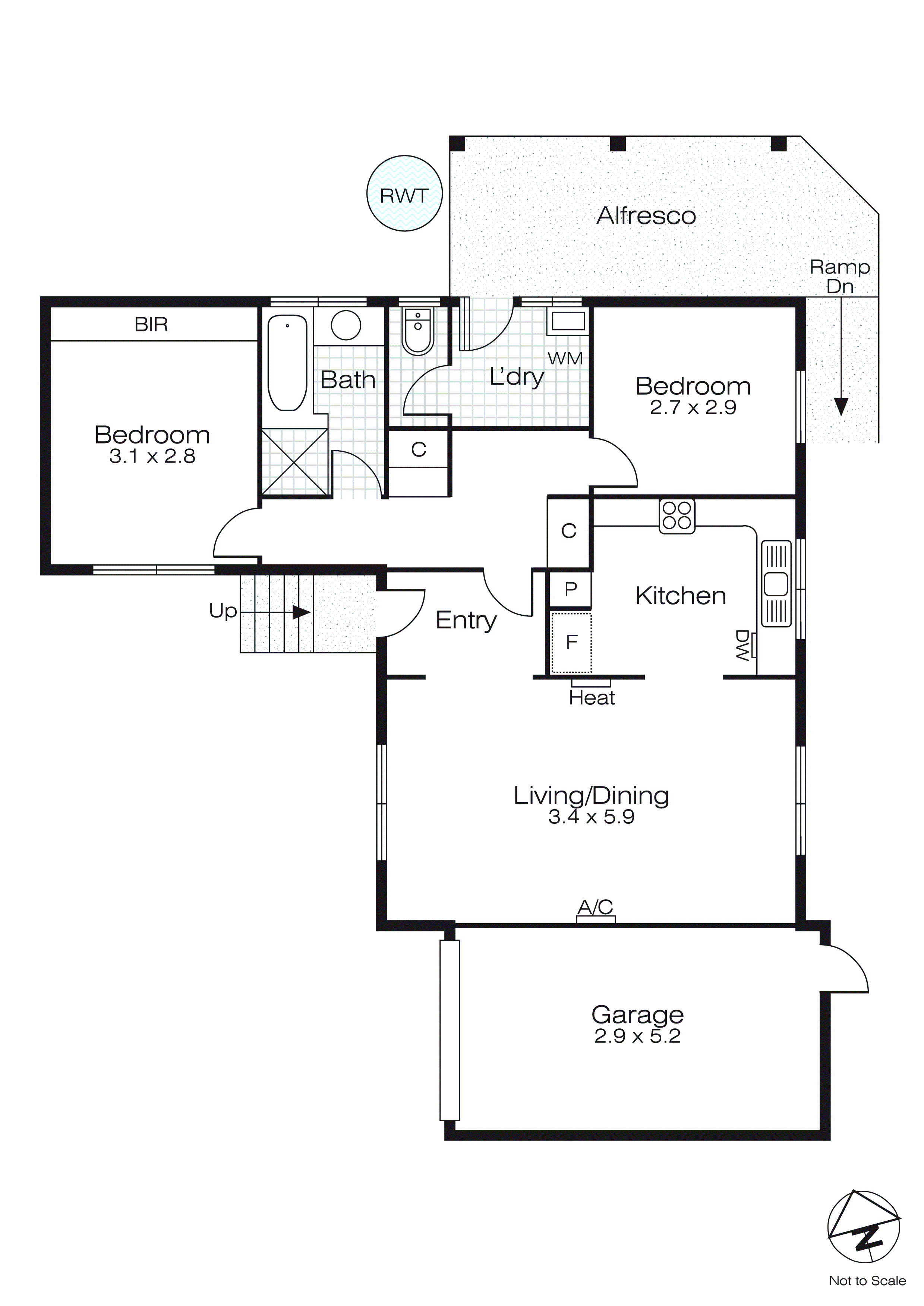 13/326 Walker Street, Ballarat North VIC 3350 - Floorplan