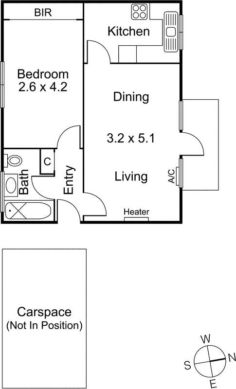 13/329 Orrong Road, St Kilda East VIC 3183 - Floorplan