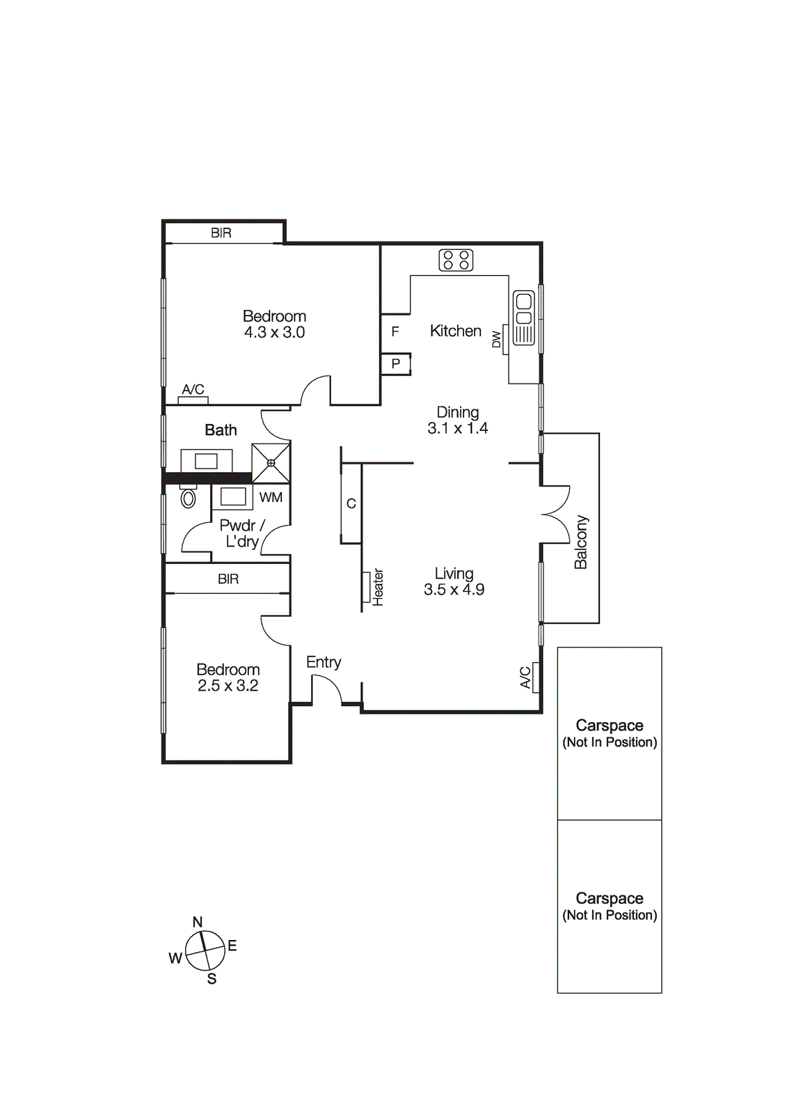13/33 Hotham Street, St Kilda East VIC 3183 - Floorplan