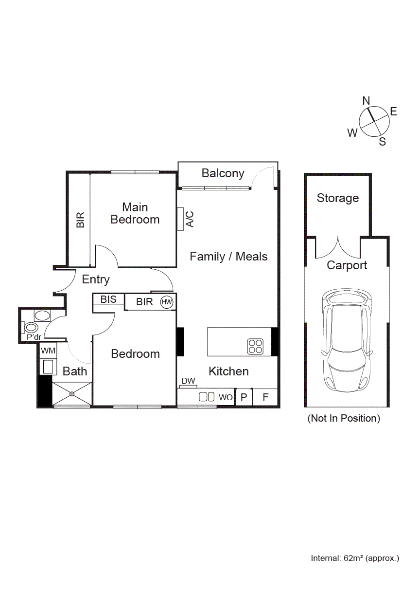 13/33 Kensington Road, South Yarra VIC 3141 - Floorplan
