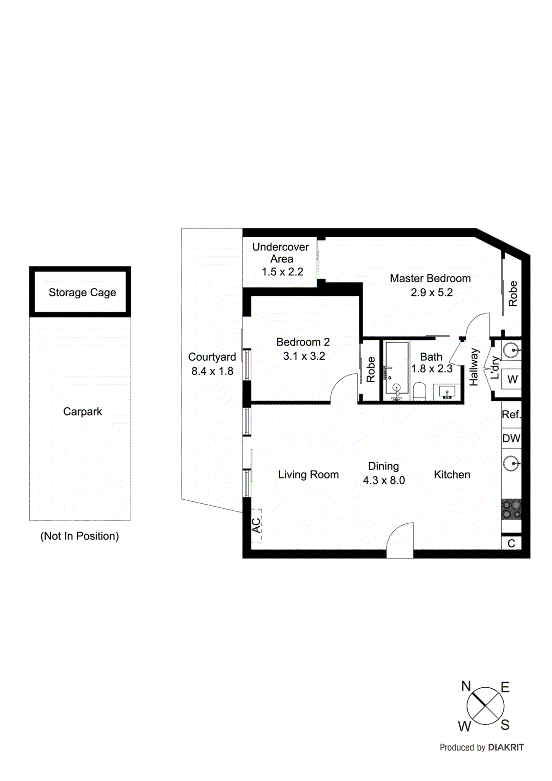 13/334-339 Station Street, Chelsea VIC 3196 - Floorplan