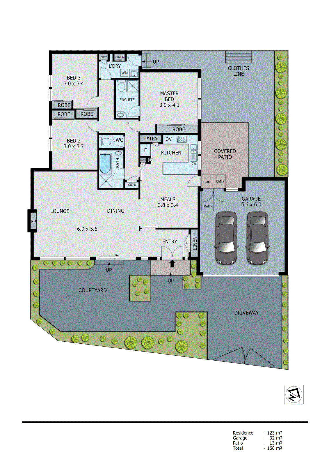 13/36 Marcus Road, Dingley Village VIC 3172 - Floorplan