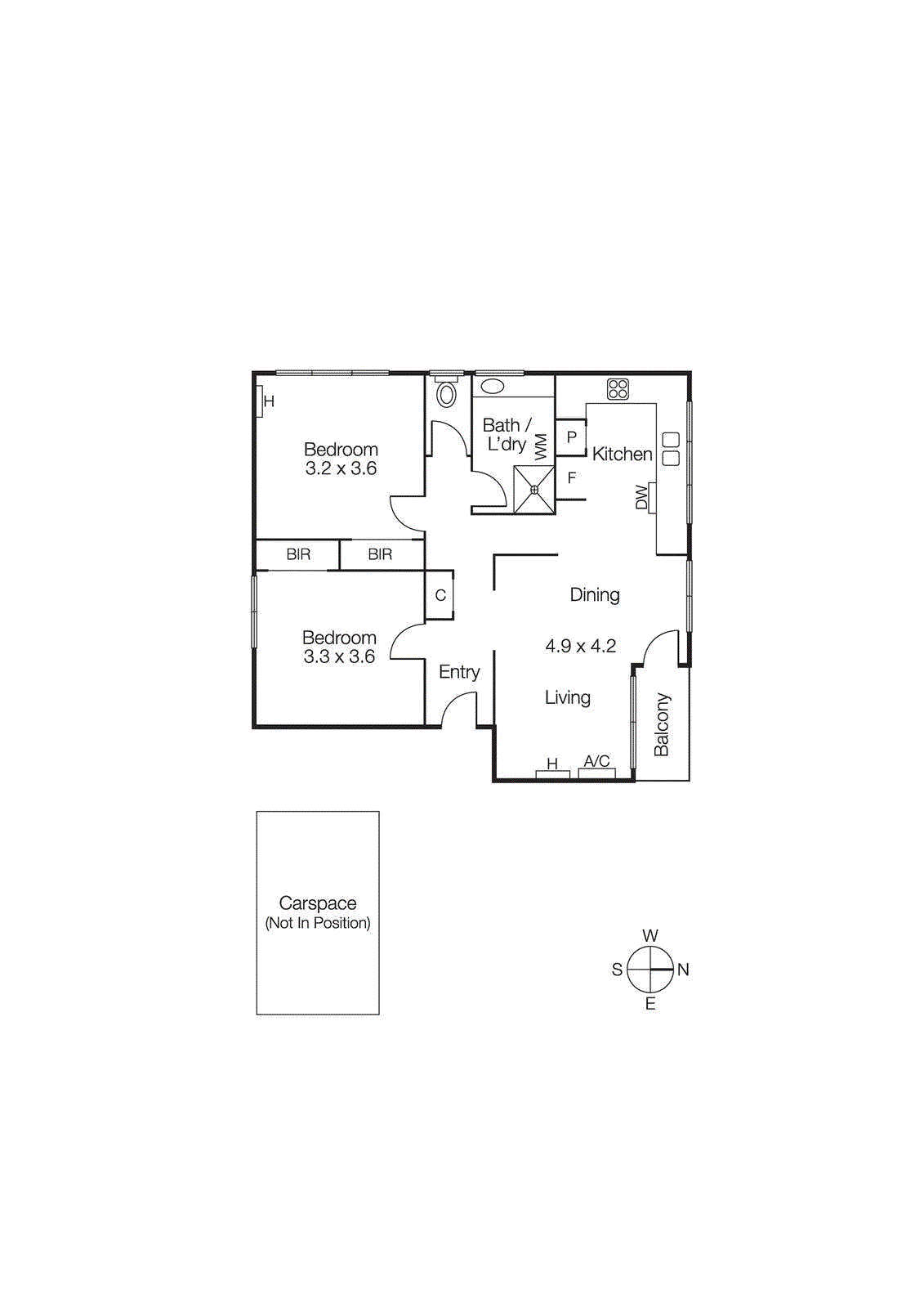 13/36 Westbury Street, St Kilda East VIC 3183 - Floorplan