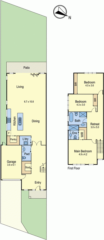 1/338 Nepean Highway Way, PARKDALE VIC 3195 - Floorplan