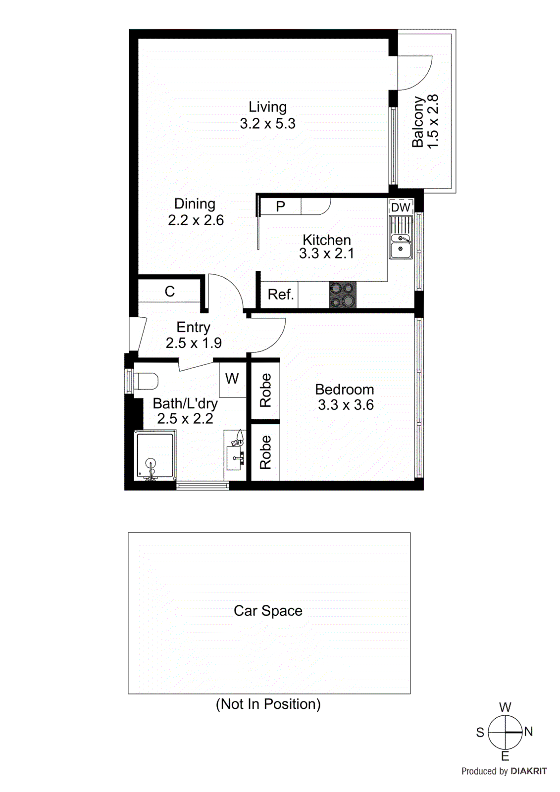 13/382 Toorak Road, South Yarra VIC 3141 - Floorplan