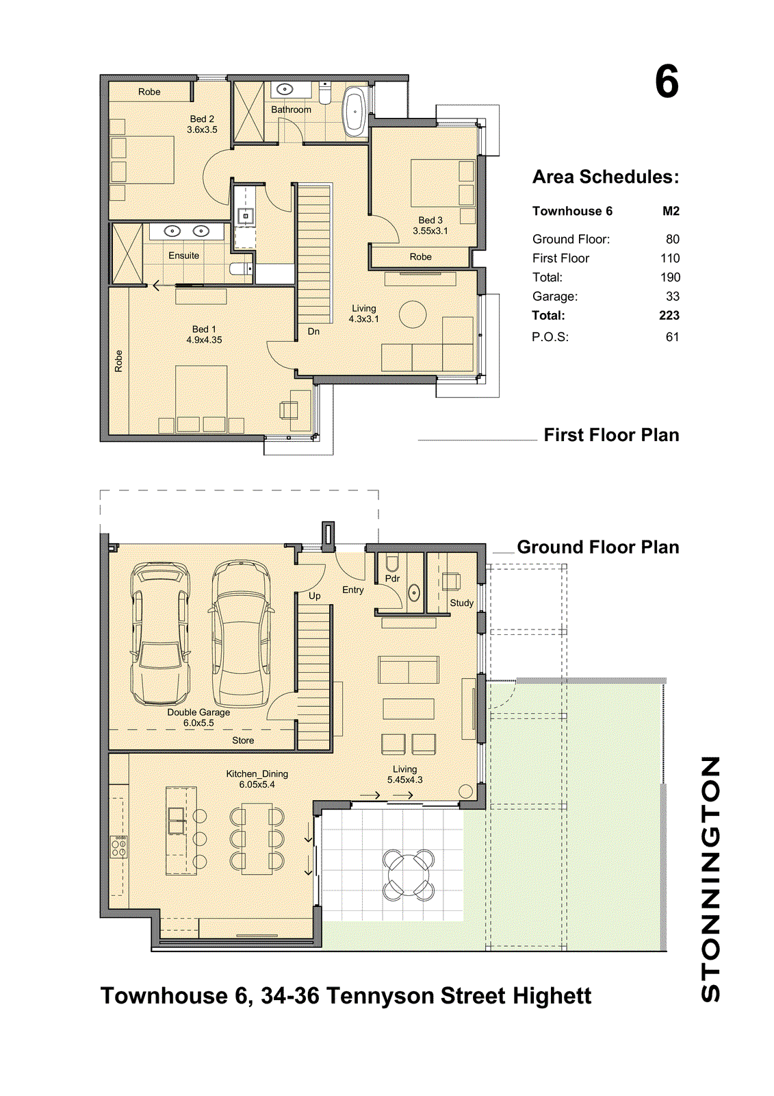 1/34-36 Tennyson Street, Highett VIC 3190 - Floorplan