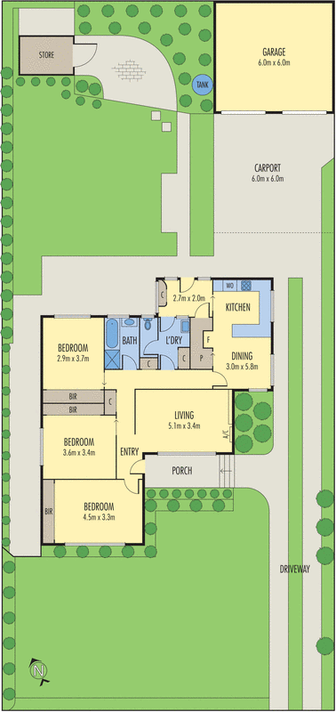 134 Barrabool Road, Highton VIC 3216 - Floorplan