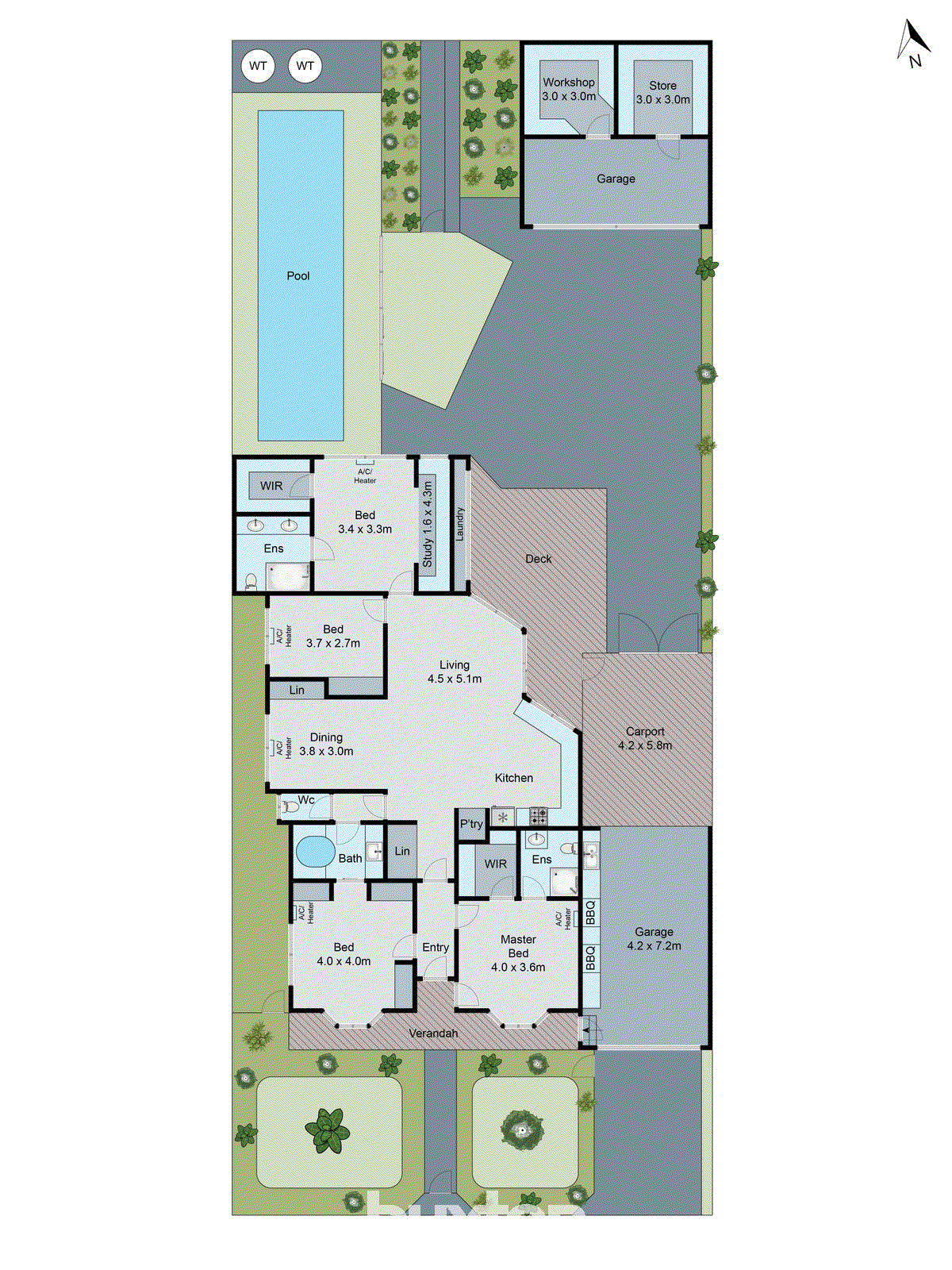 134 Church Street, Hamlyn Heights VIC 3215 - Floorplan