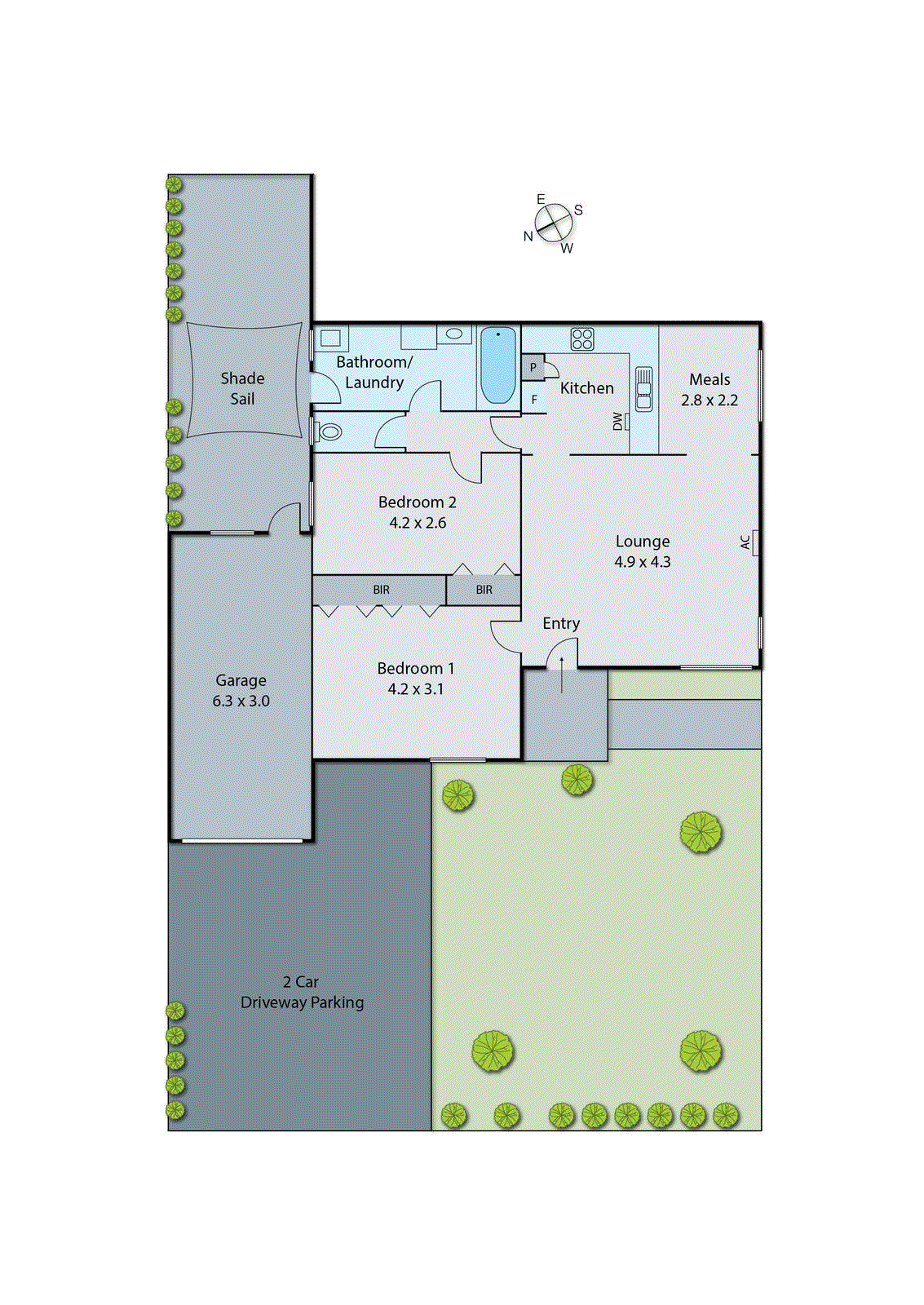 1/34 Chute Street, Mordialloc VIC 3195 - Floorplan