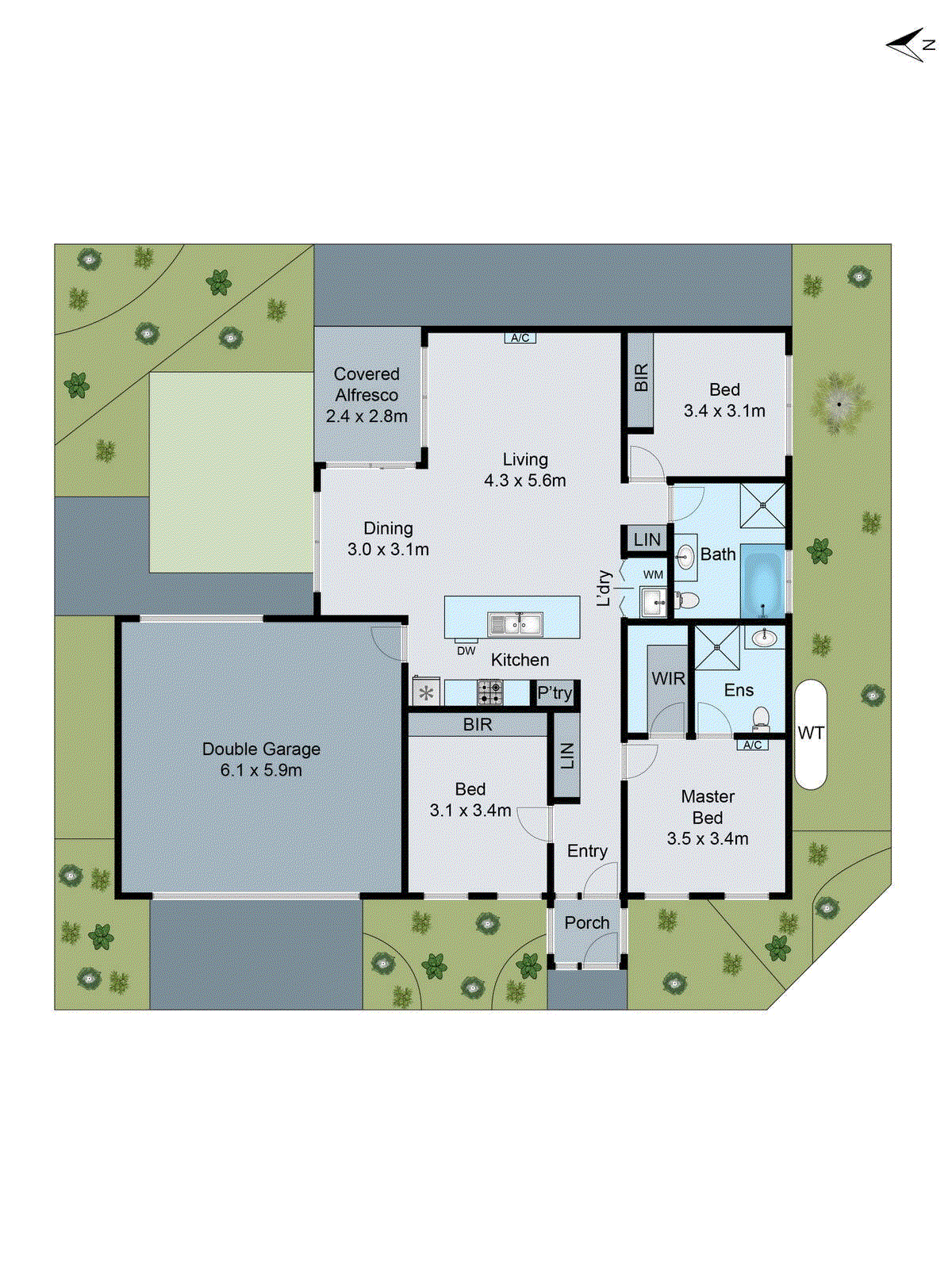 134 Grantham Drive, Highton VIC 3216 - Floorplan