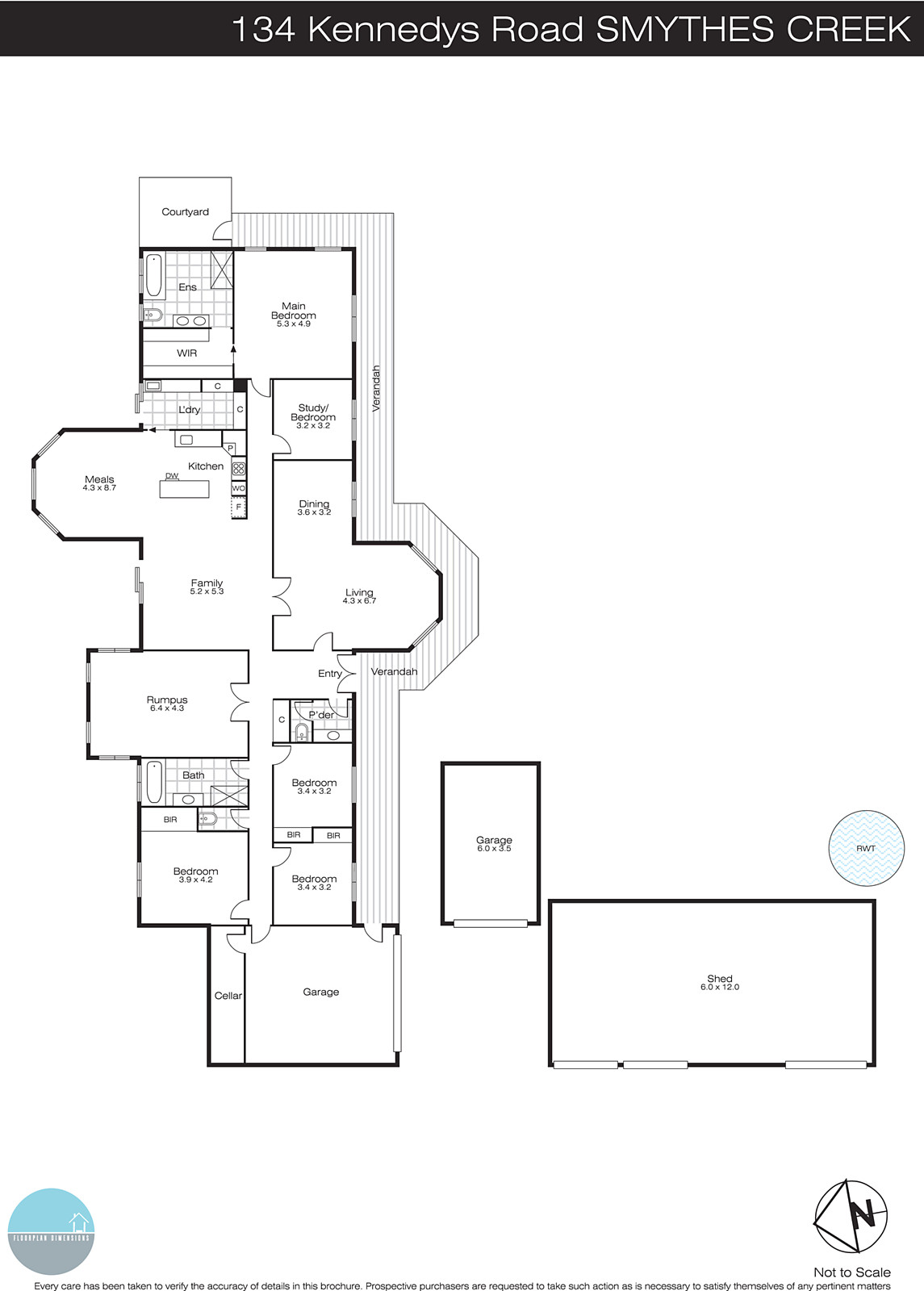 134 Kennedys Road, Smythes Creek VIC 3351 - Floorplan