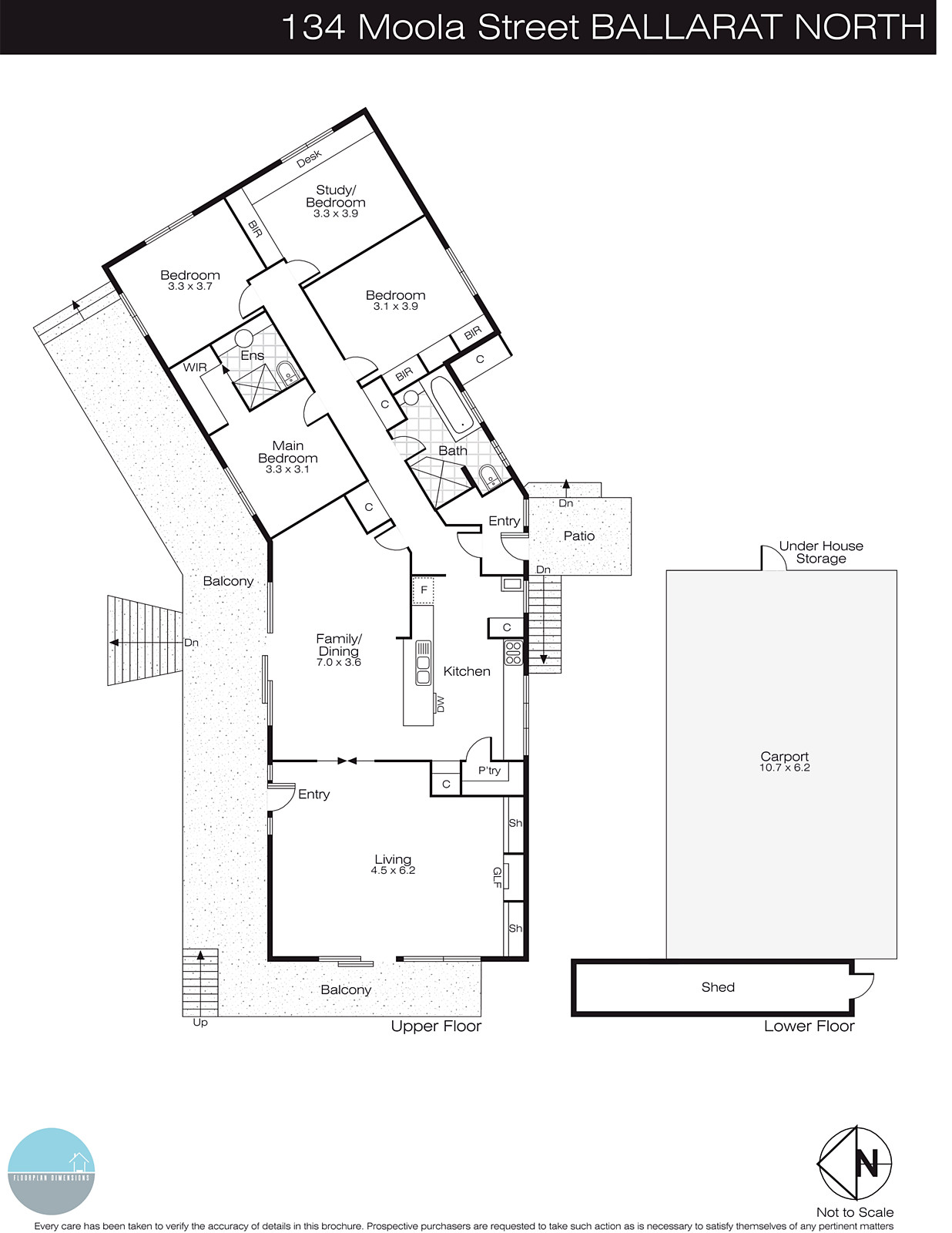 134 Moola Street, Ballarat North VIC 3350 - Floorplan