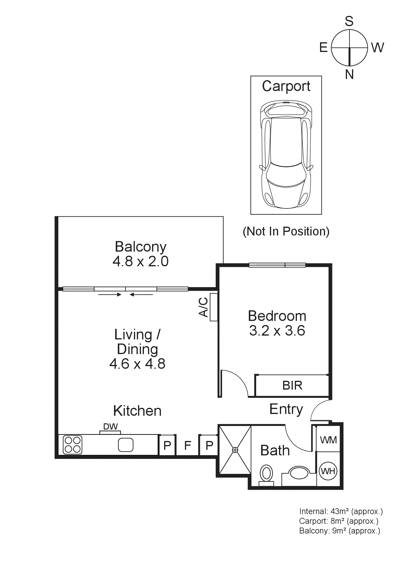 13/4 The Avenue, Windsor VIC 3181 - Floorplan