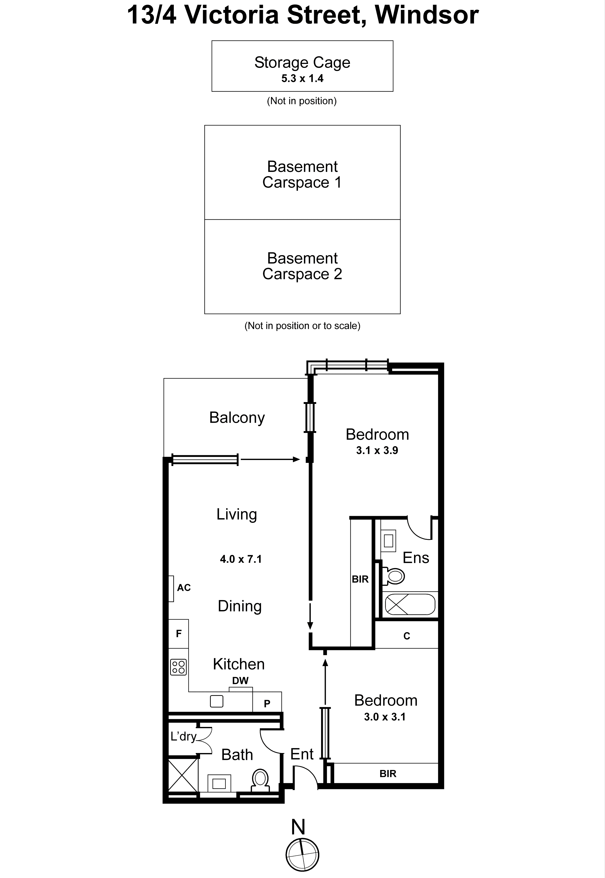 13/4 Victoria Street, Windsor VIC 3181 - Floorplan