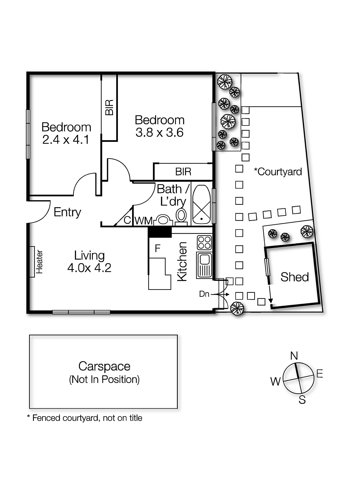 1/340 Carlisle Street, Balaclava VIC 3183 - Floorplan