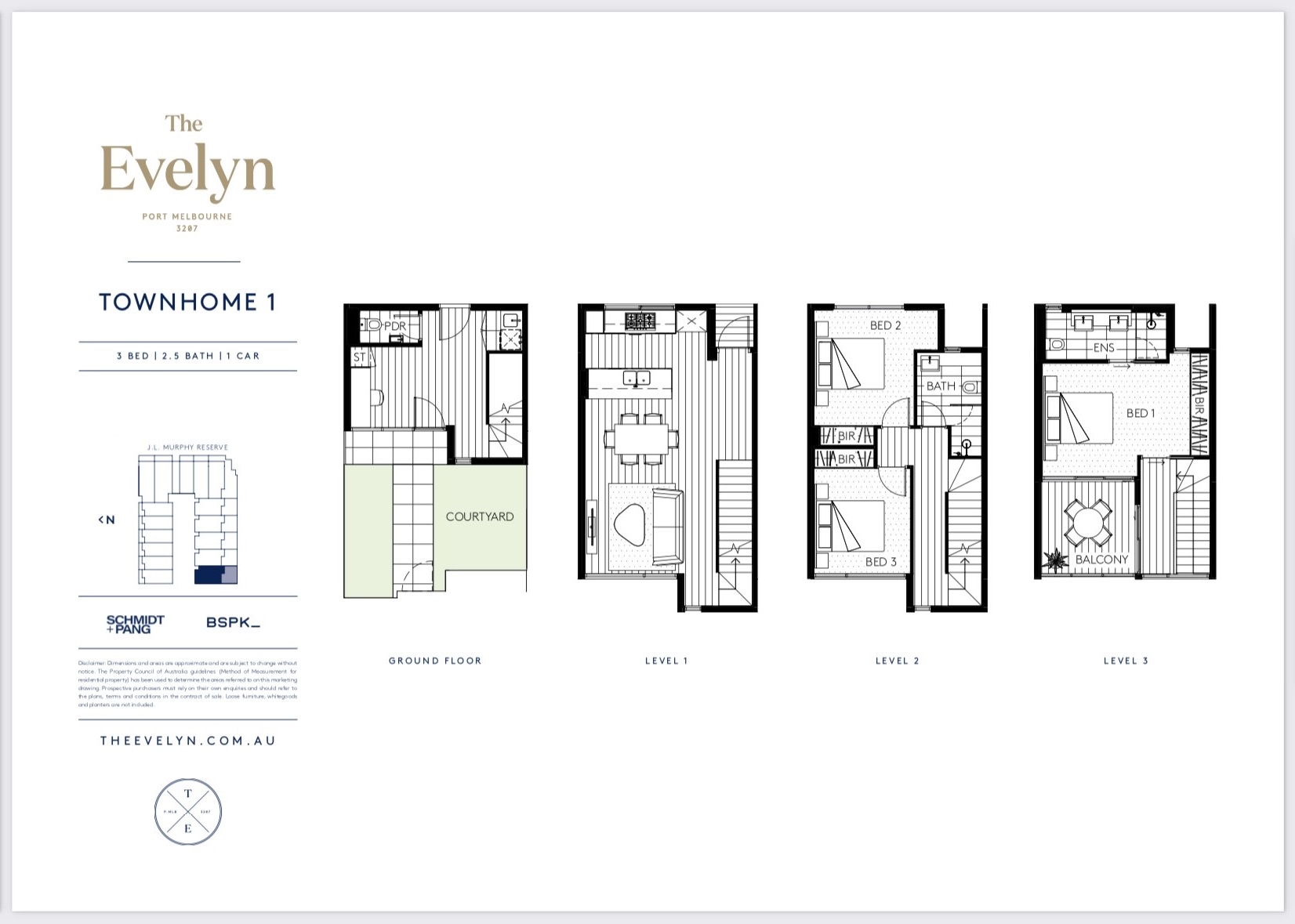 1/343 Williamstown Road, Port Melbourne VIC 3207 - Floorplan