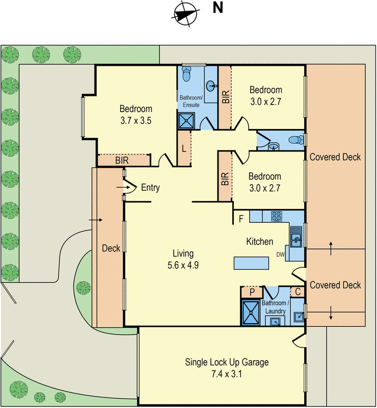 134A Chute Street, Mordialloc VIC 3195 - Floorplan