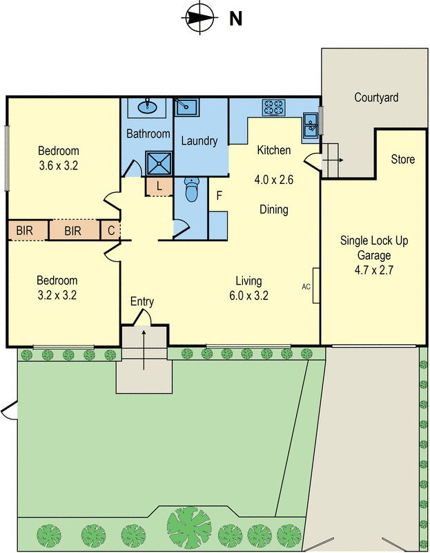 1/35 Albenca Street, Mentone VIC 3194 - Floorplan