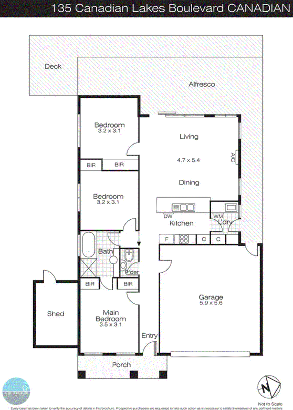135 Canadian Lakes Boulevard, Canadian VIC 3350 - Floorplan